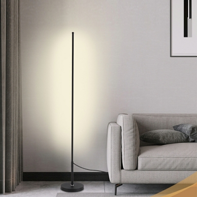 Minimalist Style Linear Floor Lamp Wrought Iron Floor Lamp