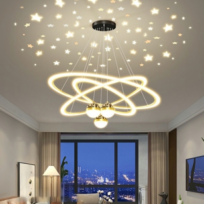 Modern Style Chandelier Lamp Multi Layer Chandelier Light for Living room