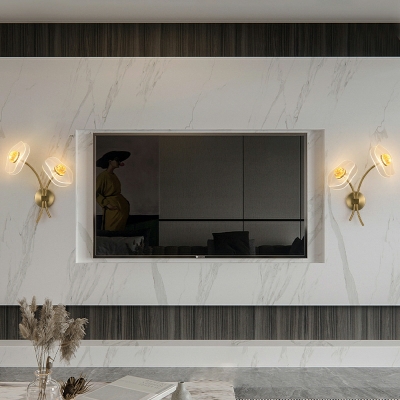 Wall Lighting Fixtures Modern Style Acrylic Wall Lighting Ideas for Living Room