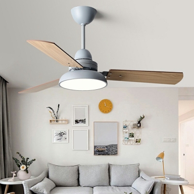 1-Light Hanging Lights Minimalism Style Fan Shape Metal Pendant Light Fixture
