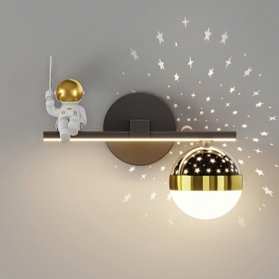 2-Light Sconce Lights Minimalism Style Geometric Shape Metal Wall Light Fixtures