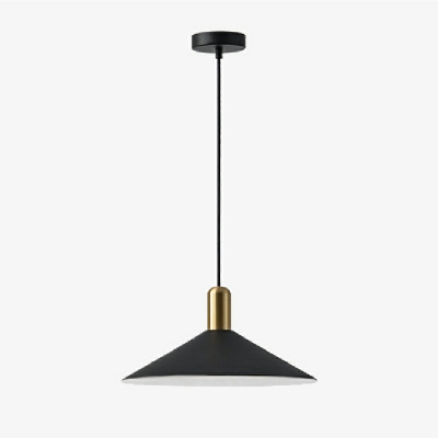 Industrial Hanging Pendant Light with Cone Shade 1 Light Pendant for Dining Table Restaurant Kitchen