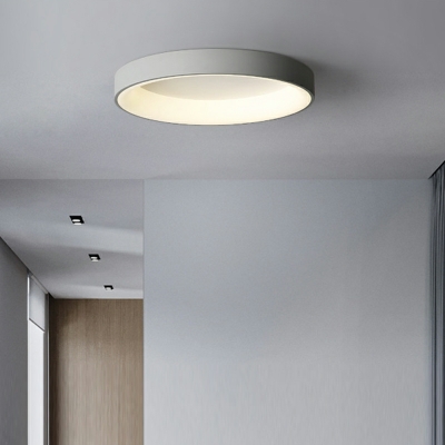 LED Ceiling Lamp Nordic Minimalist Round Flushmount Light for Bedroom