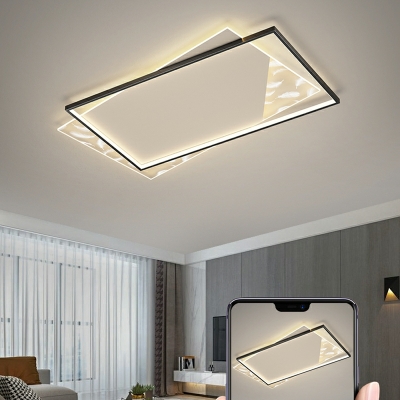 LED Flush Mount Ceiling Chandelier Minimalism Flushmount Lighting for Bedroom