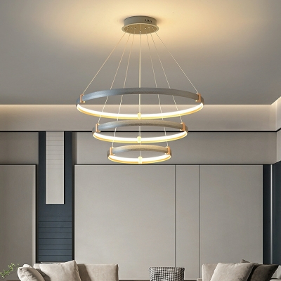 Light Luxury Multilayer Pendant Lighting Copper Suspension Light for Bedroom Dining room