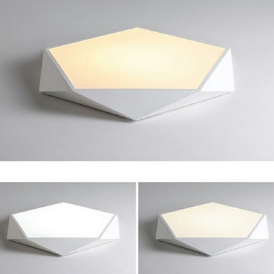 Macaron Style Ceiling Light Acrylic Nordic Style Flushmount Light for Living Room