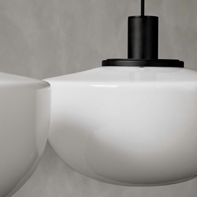 Nordic Minimalist Pendant Light Restaurant Glass Hanging Lamp