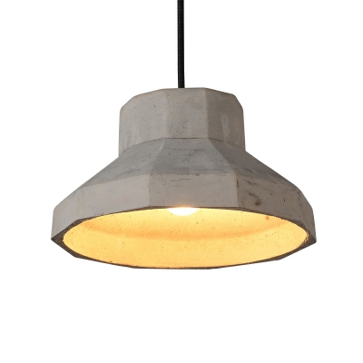 Nordic Modern Creative Pendant Light Retro Industrial Cement Hanging Lamp for Restaurant