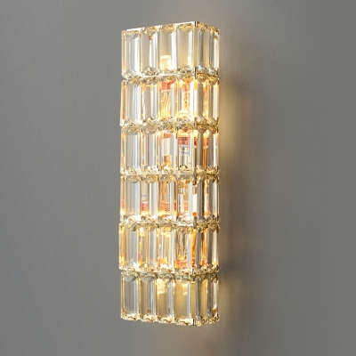 Postmodern Style Wall Lamp Crystal Wall Light for Living Room