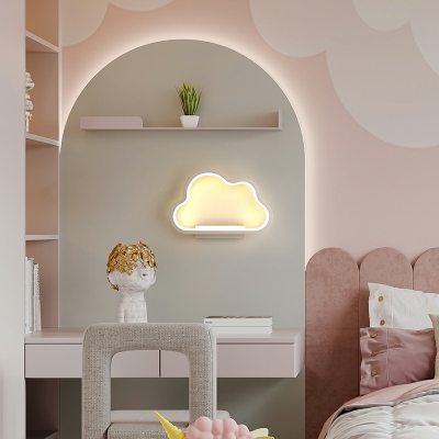 Cloud-Like Minimalist Wall Sconce with Acrylic Shade LED Wall Mount Light Fixture