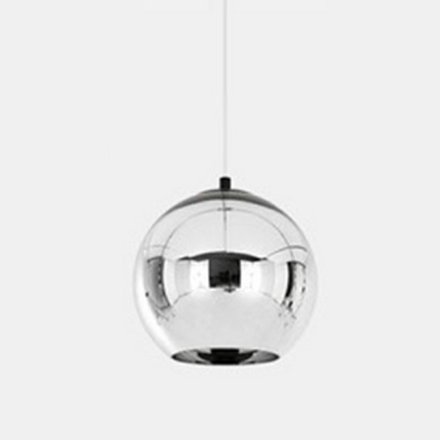 Globe Ceiling Lamps Modern Style Glass Hanging Lamps Kit for Living Room