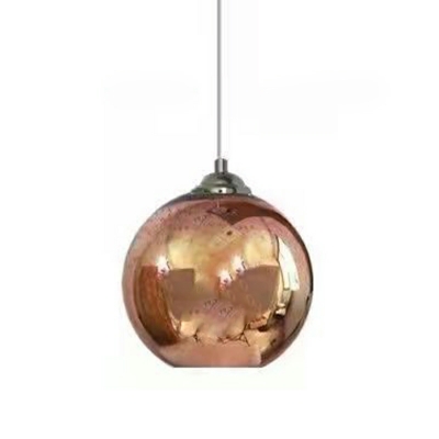 Globe Hanging Light Kit Modern Style Glass Hanging Lamps Kit for Living Room