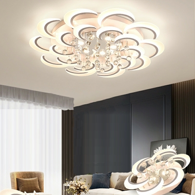 Minimalist Flush Mount Ceiling Lights Starburst-Inspired Design Flush Mount Lights in White