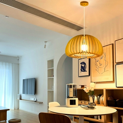 Modern Wood Hanging Ceiling Light Minimalism Suspension Pendant for Living Room