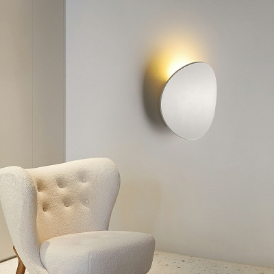 1-Light Sconce Lights Minimalism Style Geometric Shape Metal Wall Mount Light