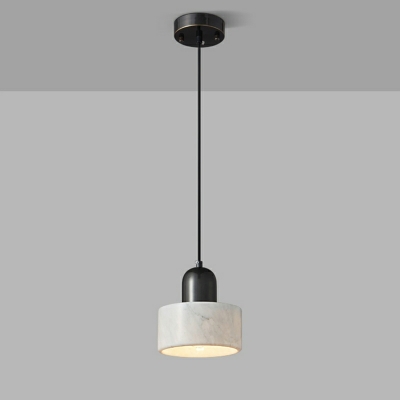 Nordic Minimalist Marble Pendant Light Modern Creative Copper Bedroom Hanging Lamp