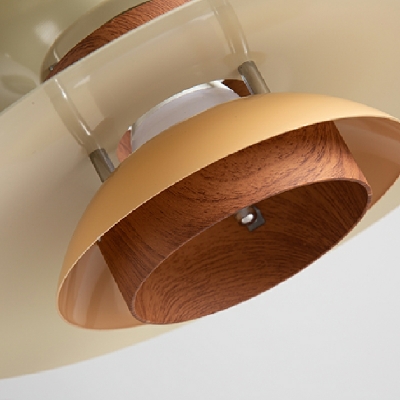 Single Head Suspension Lamp Metallic Adjustable Hanging Height Pendant Lighting