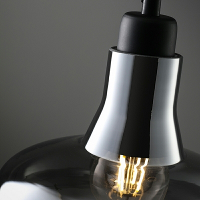 Vintage Pendant Lighting 1 Light Glass Hanging Lamp for Dining Room