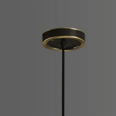 1-Light Hanging Lights Minimalism Style Cylinder Shape Metal Pendant Light Fixture