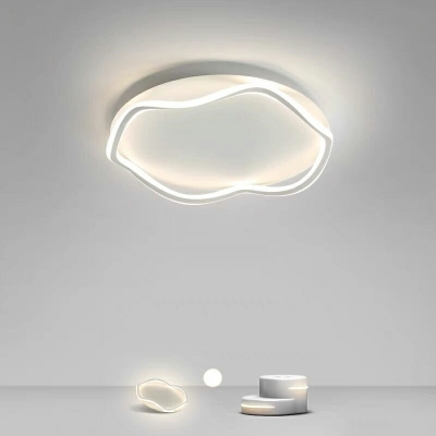 Flush Light Contemporary Style Acrylic Flush Mount Led Lights for Living Room