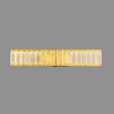Modern Crystal Wall Sconce Lighting 1-Light Light Fixtures in Gold