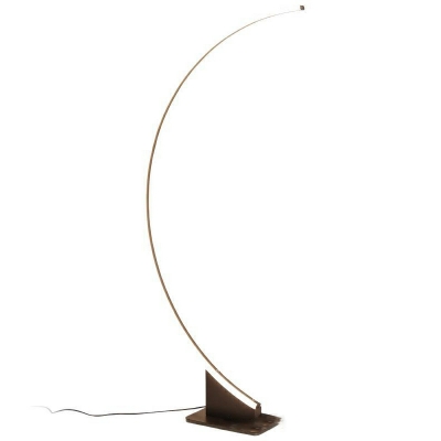 1 Light Floor Lamps Linear Shade Acrylic Standard Lamps for Living Room