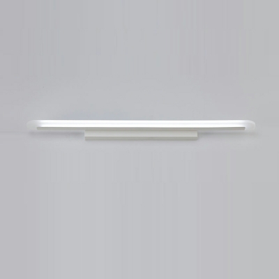 Contemporary Ultra-Thin Vanity Light Fixtures Metal Acrylic Led Vanity Light Strip