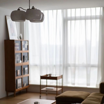Glass Chandelier Pendant Light Modern Suspension Light for Living Room