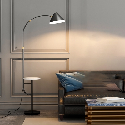 Cone Shape Standing Floor Lighting Single Head Floor Lamp for Bedroom