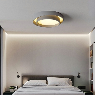 Drum Metal Flush Mount Ceiling Light Fixtures Modern LED Flush Mount Lights for Living Room