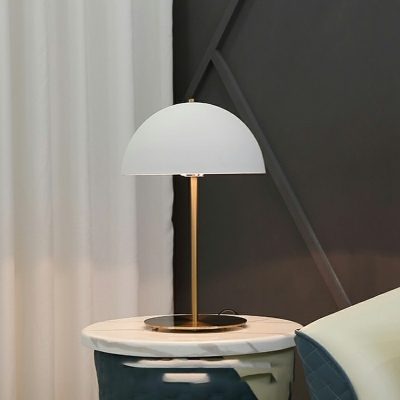 Dome Shape Nightstand Lamp Single Light E27 Metal Table Light