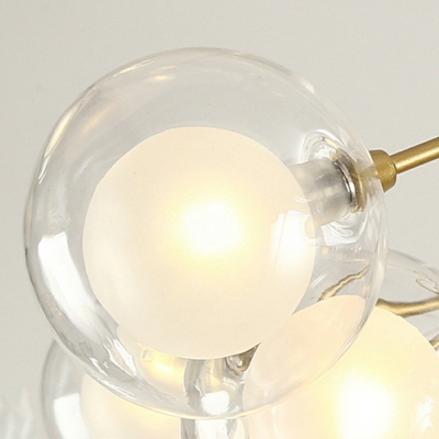 Modern Lighting Chandelier Globe Glass Shade Chandelier Lighting Fixtures