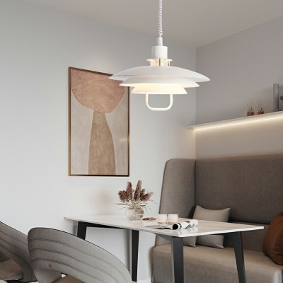 1-Light Pendant Ceiling Lights Modern Style Dome Shape Metal Hanging Lamp Kit