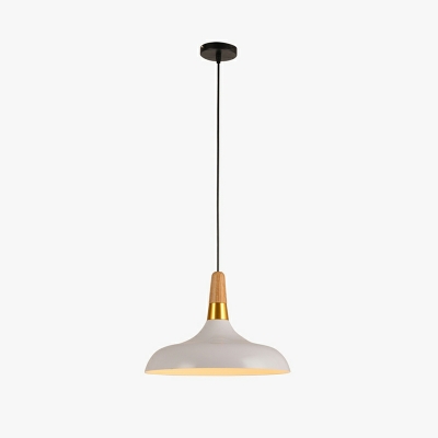 1-Light Suspension Light Modernist Style Cone Shape Metal Pendant Ceiling Lights