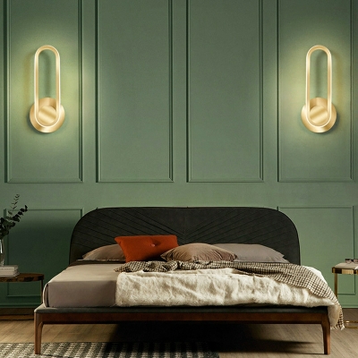 Designer Rectangular Post-modern Wall Lighting Fixtures Creative Metal Wall Sconce Lights