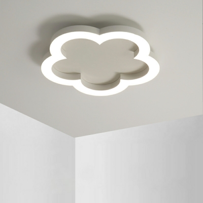 Flower LED Flush Mount Ceiling Fixture Modern Kid's Room Ceiling Light Fixture
