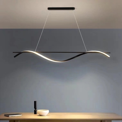 Island Lamps Modern Style Acrylic Island Chandelier Lights for Living Room