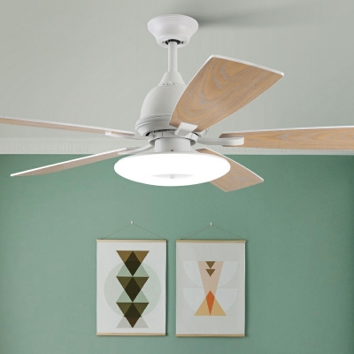 1-Light Hanging Lamp Kit Contemporary Style Fan Shape Metal Pendant Light Fixture