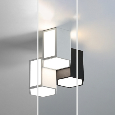 Flush Mount Ceiling Light Modern Style Acrylic Flush Light Fixtures for Living Room