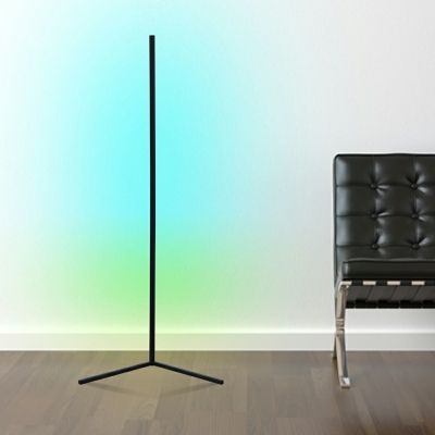 Black Standard Lamps Modern Style Acrylic Floor Lamps for Living Room
