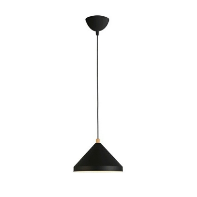 Cone Pendant Light Kit Modern Style Metal Ceiling Pendant Light for Living Room