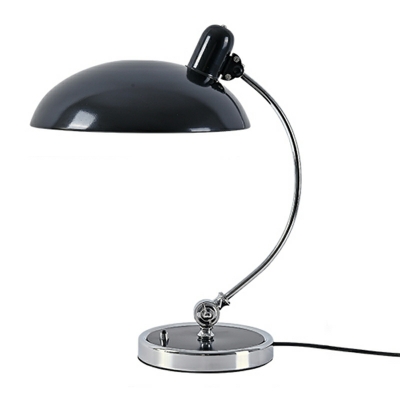 One Light Nightstand Lamp Dome Shape Minimalistic Night Table Lamp