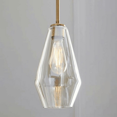 Mid-Century Design Geometric Pendant Light Glass Ceiling Pendant Light