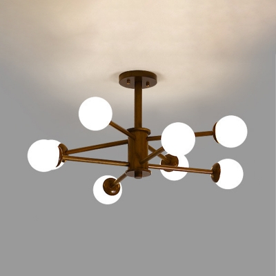 Wood Chandelier Pendant Light Modern Hanging Ceiling Light for Living Room