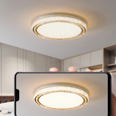 Crystal Flush Mount Ceiling Light Fixtures Modern LED Ceiling Light Fixtures for Living Room