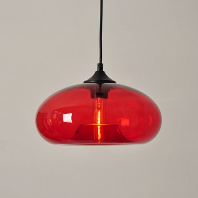 Hanging Light Kit Modern Style Glass Suspension Pendant Light for Living Room