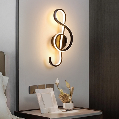 Metal Linear Wall Sconce Lighting Modern Flush Mount Wall Sconce for Bedroom