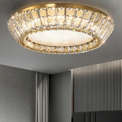 1-Light Ceiling Mounted Lights Modernist Style Geometric Shape Metal Flush Light Fixtures