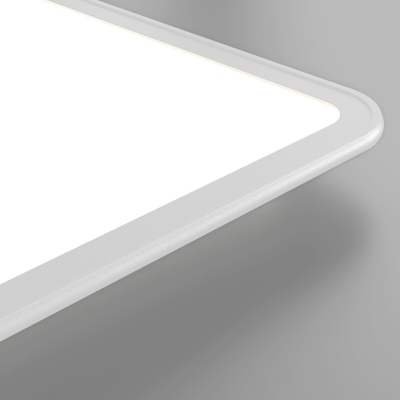 1-Light Flush Light Fixtures Modern Style Geometric Shape Metal Ceiling Mounted Lights