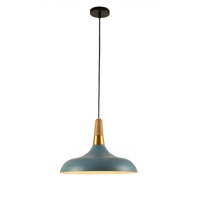 1-Light Suspension Light Modernist Style Cone Shape Metal Pendant Ceiling Lights